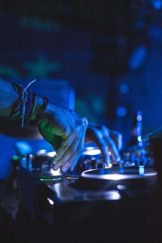 Bottle service sparkling in blue — Insomnia Night Club, Hyderabad