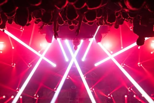 Neon laser show — Insomnia Night Club, Hyderabad