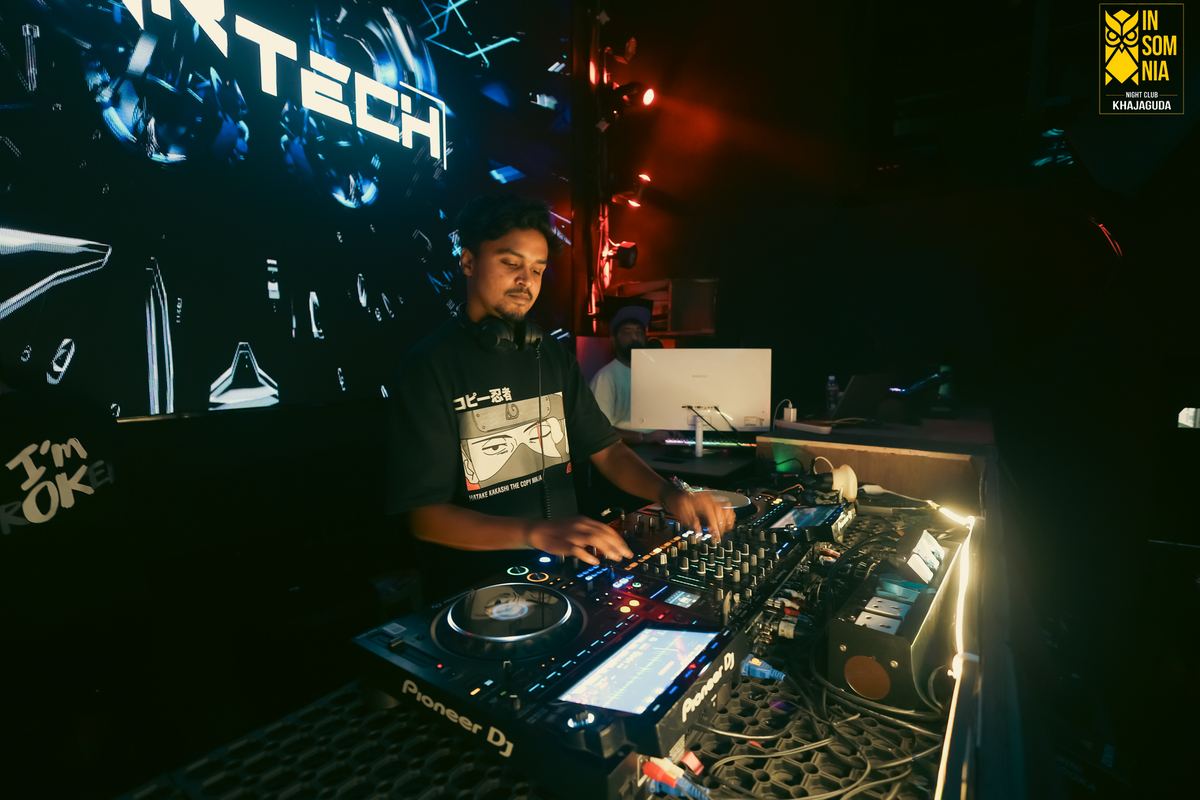 Guests on the dance floor — Insomnia Night Club, Khajaguda, Hyderabad