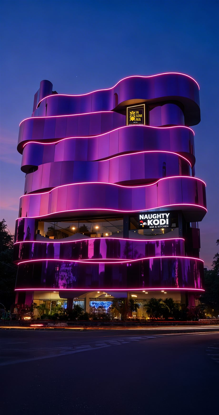 Insomnia Night Club building — best pub & nightclub in Khajaguda, Hyderabad